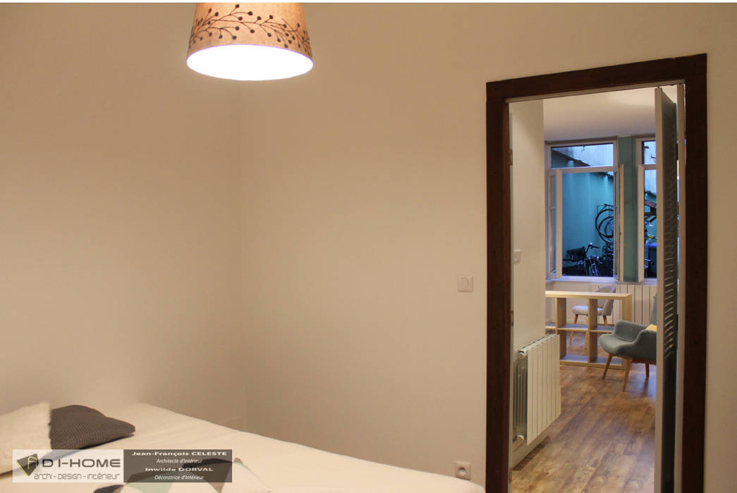 Appartement locatif T2 à Strasbourg, Agence ADI-HOME Agence ADI-HOME Cuartos de estilo ecléctico