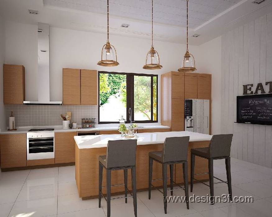 Кухня в современном стиле, г. Берлин, студия Design3F студия Design3F Cocinas de estilo moderno