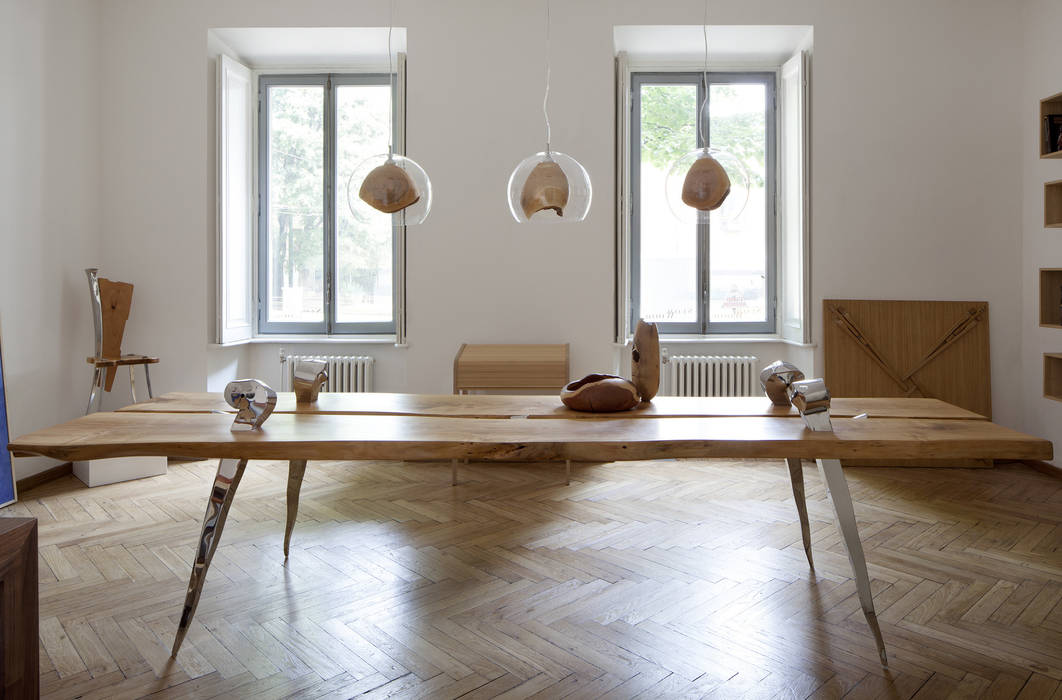 Teca SLOW WOOD - The Wood Expert Sala da pranzo in stile scandinavo