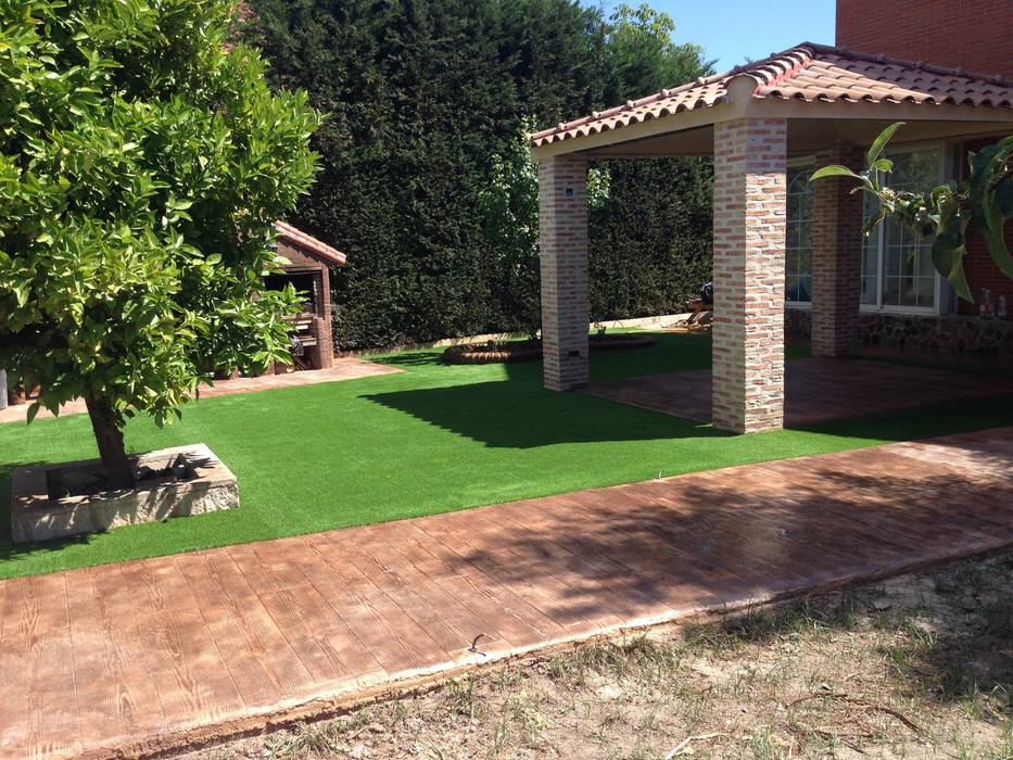 Césped artifial jardinería, Allgrass Solutions Allgrass Solutions Modern garden