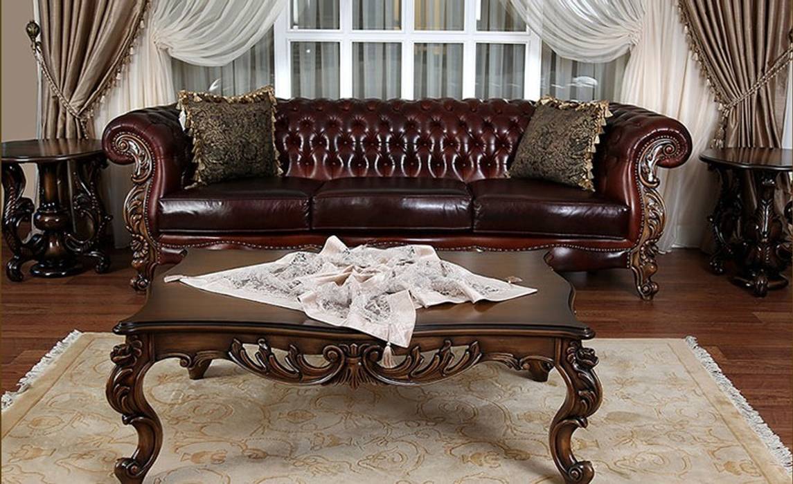 APOLYON DERİ KOLTUK TAKIMI, Asortie Mobilya Dekorasyon Aş. Asortie Mobilya Dekorasyon Aş. Classic style living room Accessories & decoration