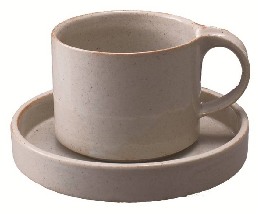 MODERATO cup&saucer Rin crossing Moderne Küchen Besteck, Geschirr und Gläser