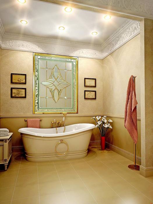 BANYO , Asortie Mobilya Dekorasyon Aş. Asortie Mobilya Dekorasyon Aş. Classic style bathroom Bathtubs & showers