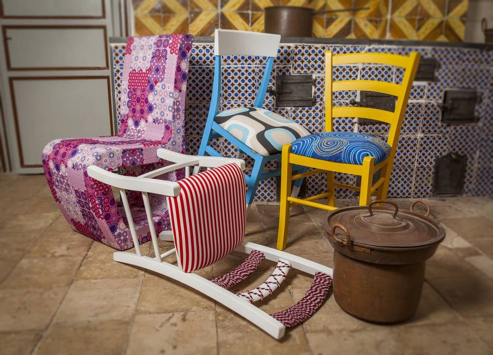 Le sedie della tradizione diventano oggetti di design, Plinca Home Plinca Home Eklektyczne domy