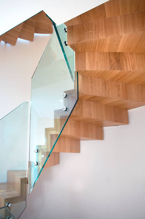 Block staircase - Solid French Oak Smet UK - Staircases 계단 계단