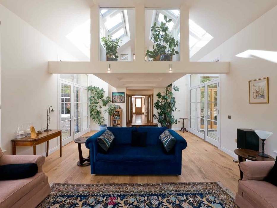 A Spacious and Modern Cottage , Erdal Architects Erdal Architects Phòng khách phong cách chiết trung