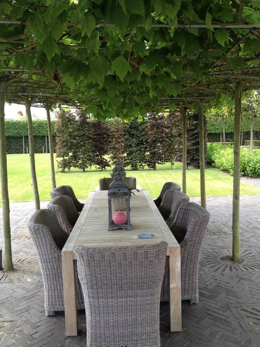 Landschappelijke tuin met Wellness, Stam Hoveniers Stam Hoveniers Giardino in stile rustico Piante & Fiori