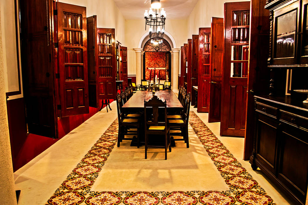 Hacienda Chaká, Arturo Campos Arquitectos Arturo Campos Arquitectos Colonial style dining room