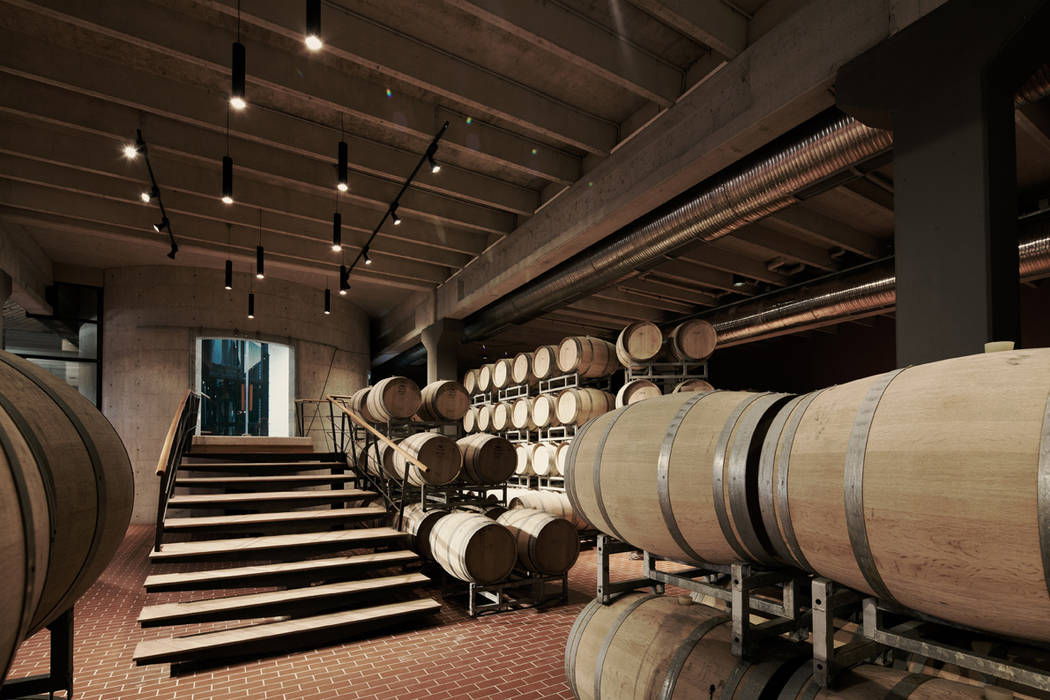 Doluca Winery, SANALarc SANALarc Modern Home Wine Cellar