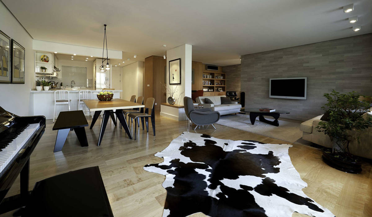 homify Salas de estar modernas