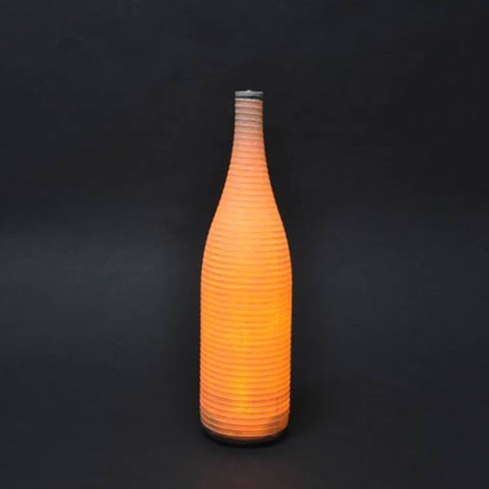 Wine Bottle Lamp (A Japanese paper light) Rin crossing Modern Kitchen Lighting