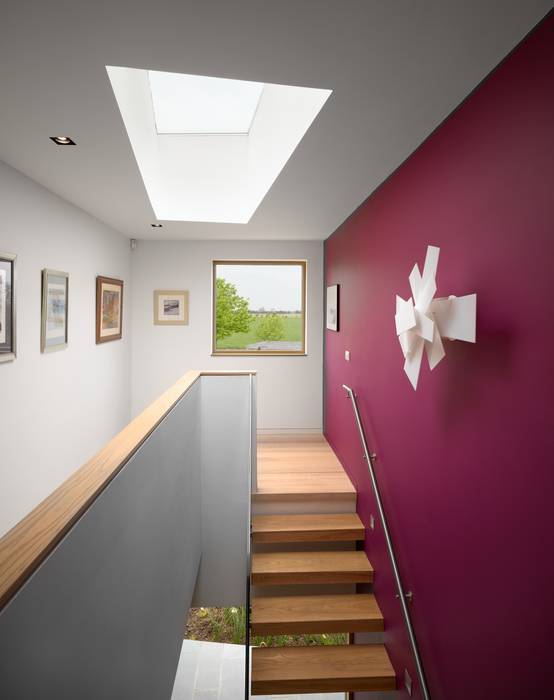 Meadowview, Platform 5 Architects Platform 5 Architects Modern corridor, hallway & stairs