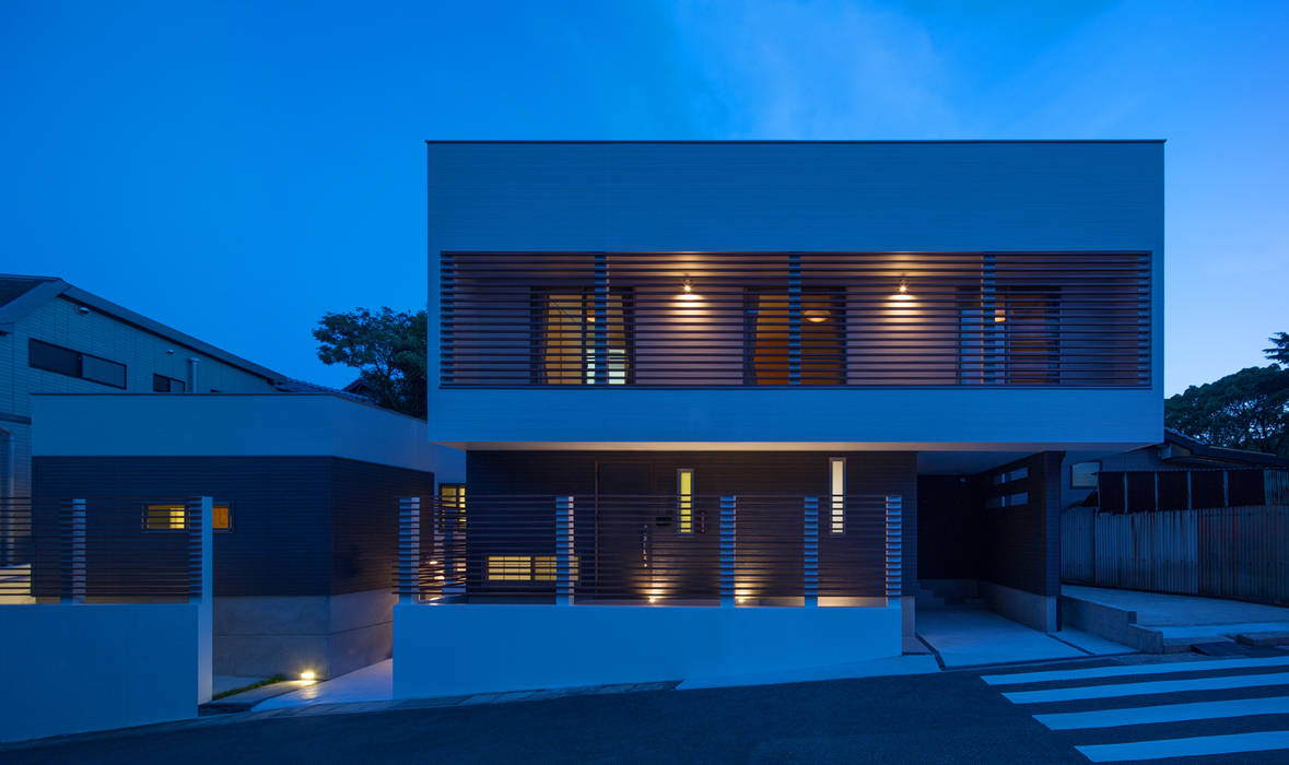 Y2-house・Y3-house「縦と横の家」, Architect Show Co.,Ltd: Architect Show Co.,Ltdが手掛けた現代のです。,モダン