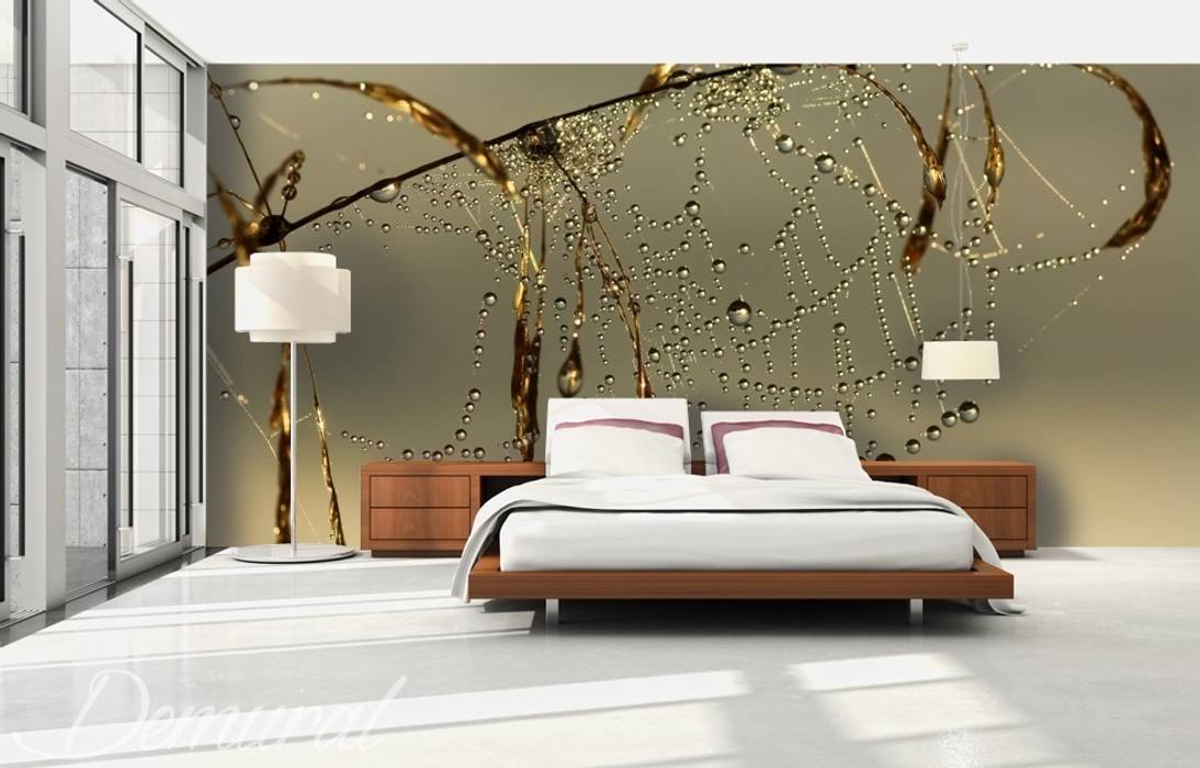 In the net of dreams Demural Modern style bedroom Accessories & decoration