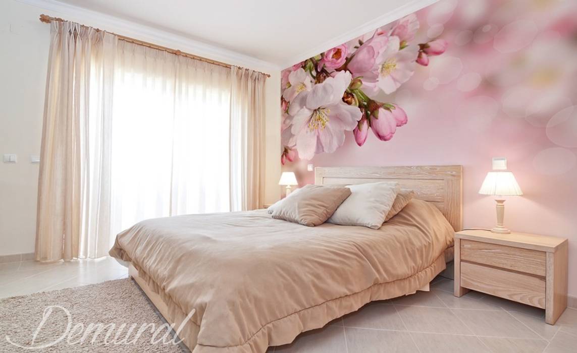 Pastel-love Demural Modern style bedroom Accessories & decoration