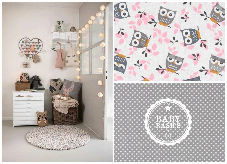 Scandinavian Owl Inspiration BabyBasics Habitaciones para niños de estilo escandinavo Accesorios y decoración
