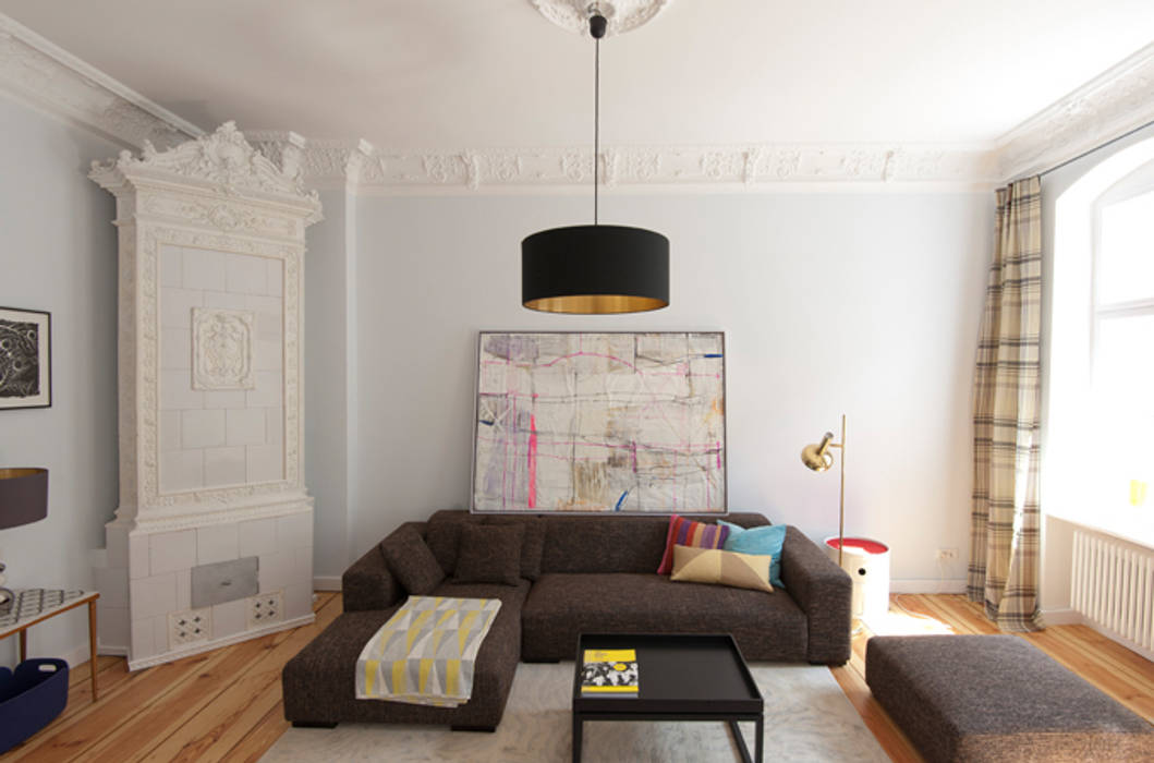 Ein "Kubus" schafft neue Räume, Eyrich Hertweck Architekten Eyrich Hertweck Architekten Living room