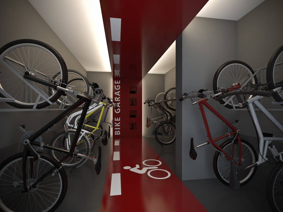 Bike Garage Ideia1 Arquitetura Garagens e edículas modernas