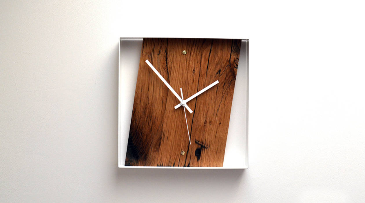 RECLAIMED FRENCH OAK WALL CLOCK, Jam Furniture Jam Furniture Modern houses Accessories & decoration