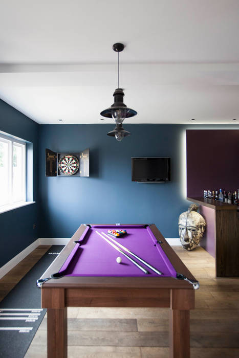 Bespoke games room bar & Cinema room bar cu_cucine Livings de estilo moderno