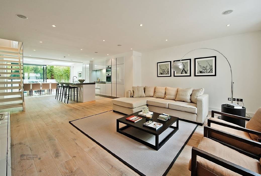 Chelsea Family House, Black and Milk | Interior Design | London Black and Milk | Interior Design | London Modern media room