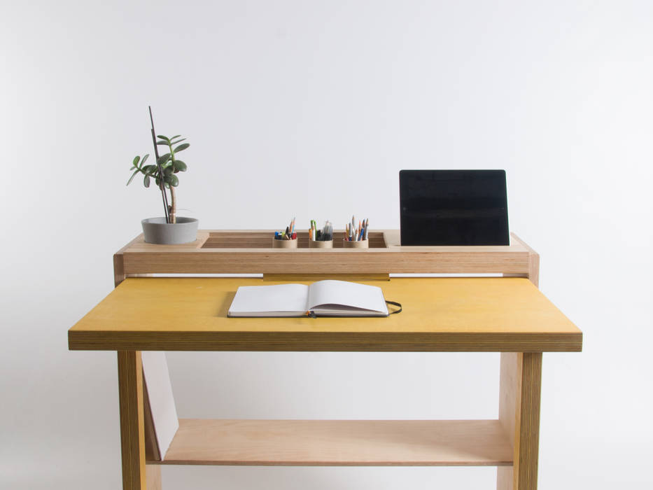 Drop-Leaf Tablet Desk, Bee9 Bee9 Minimalist study/office Desks