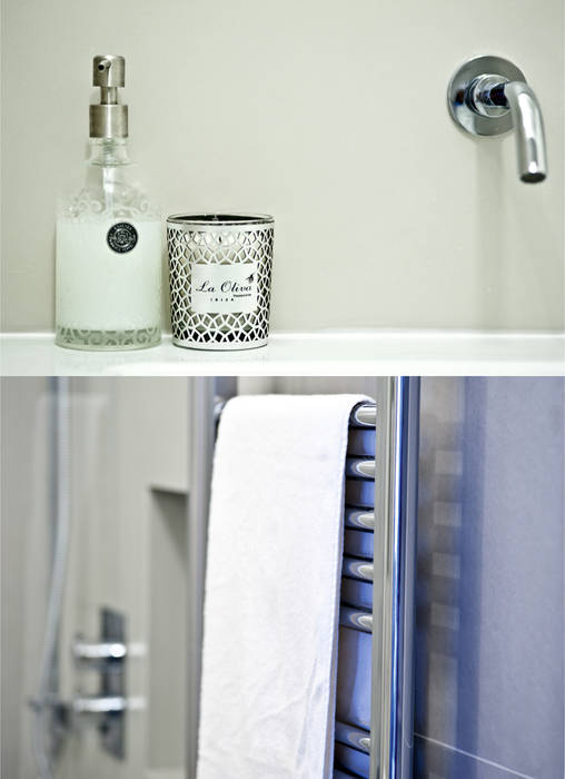 City Pied a Terre Baños de estilo minimalista de Black and Milk | Interior Design | London Minimalista