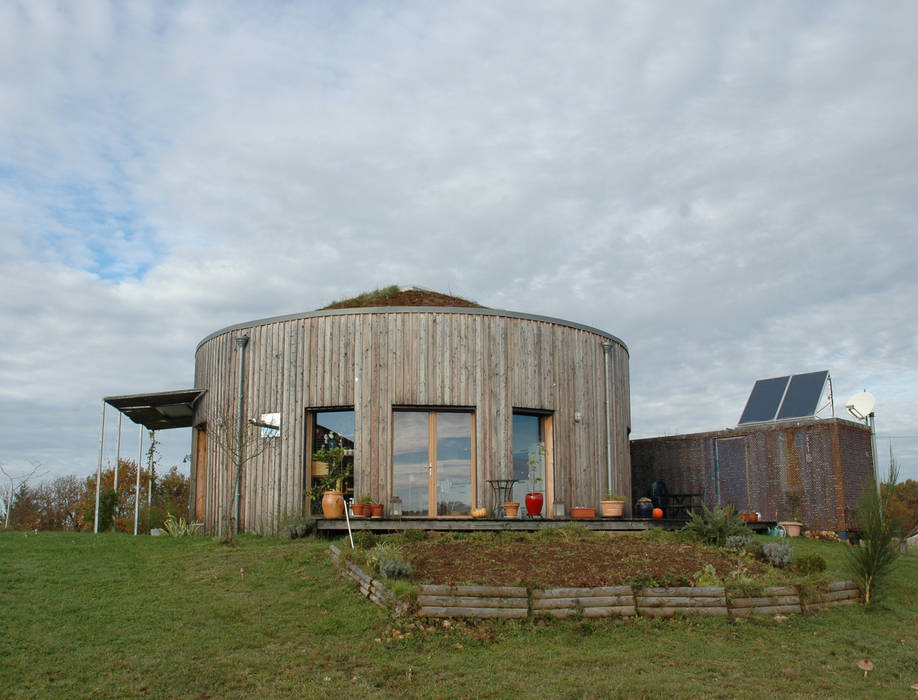 Yourte en bois, Virginie Farges Virginie Farges Modern houses