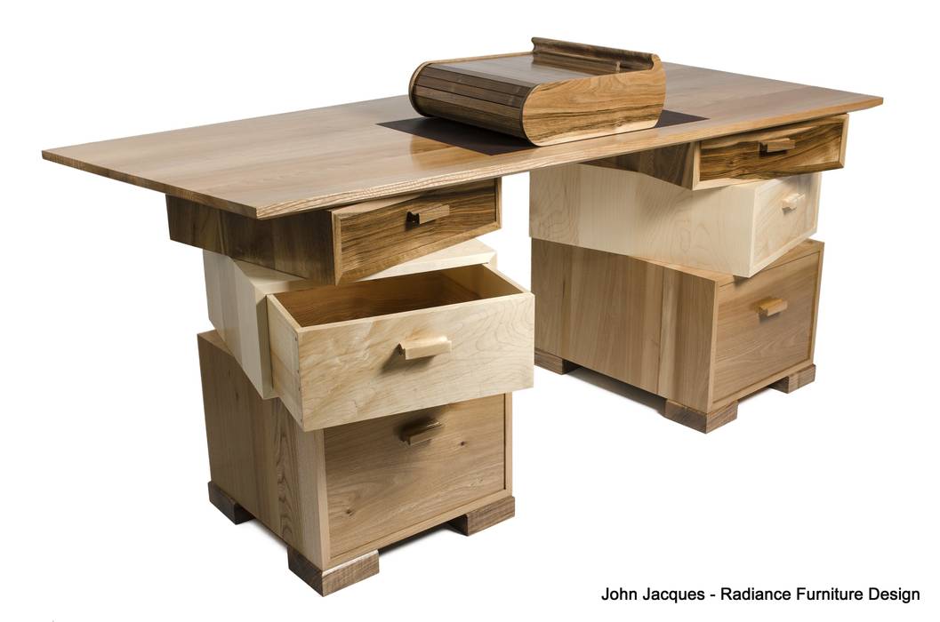 Magnetic Stack Desk with Fitted Humidor Radiance Furniture Design 書房/辦公室 桌子
