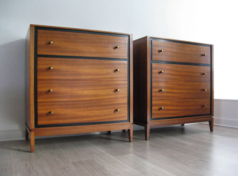 Pair Of 1960s Heals His And Hers Chest Of Drawers Scandinavian