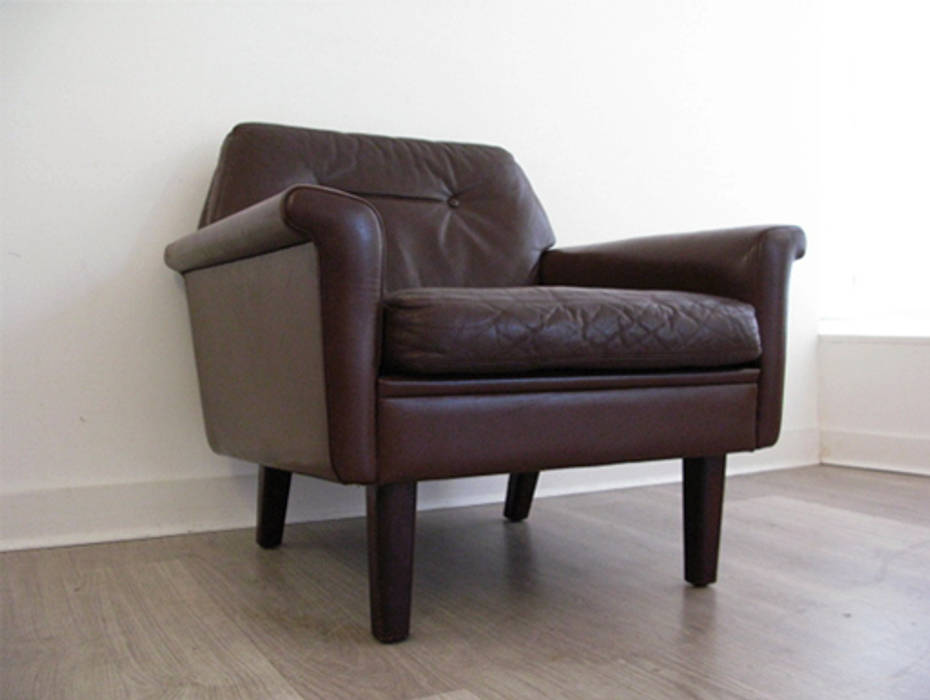 A Danish leather armchair (pair available) Funky Junky Living room Sofas & armchairs