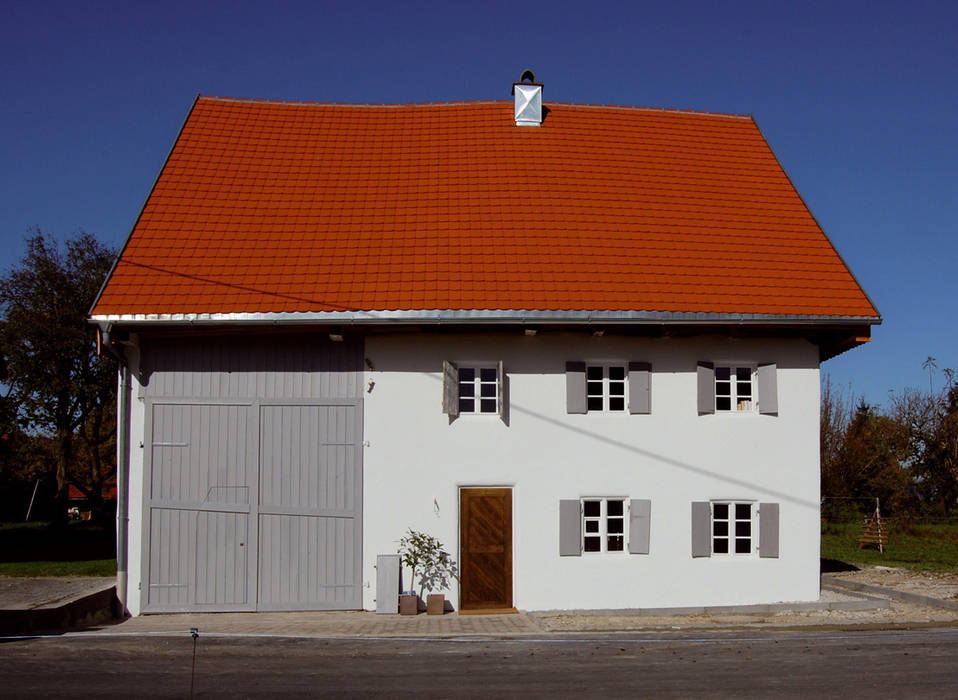 Fassade strassenseitig heidenreich architektur Landhäuser