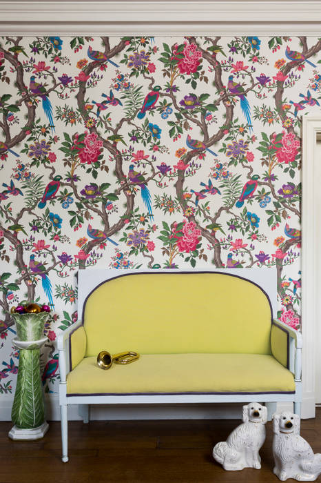 Cole & Son Wallpaper - Mister Smith interiors homify Paredes y pisos de estilo tropical Papel tapiz