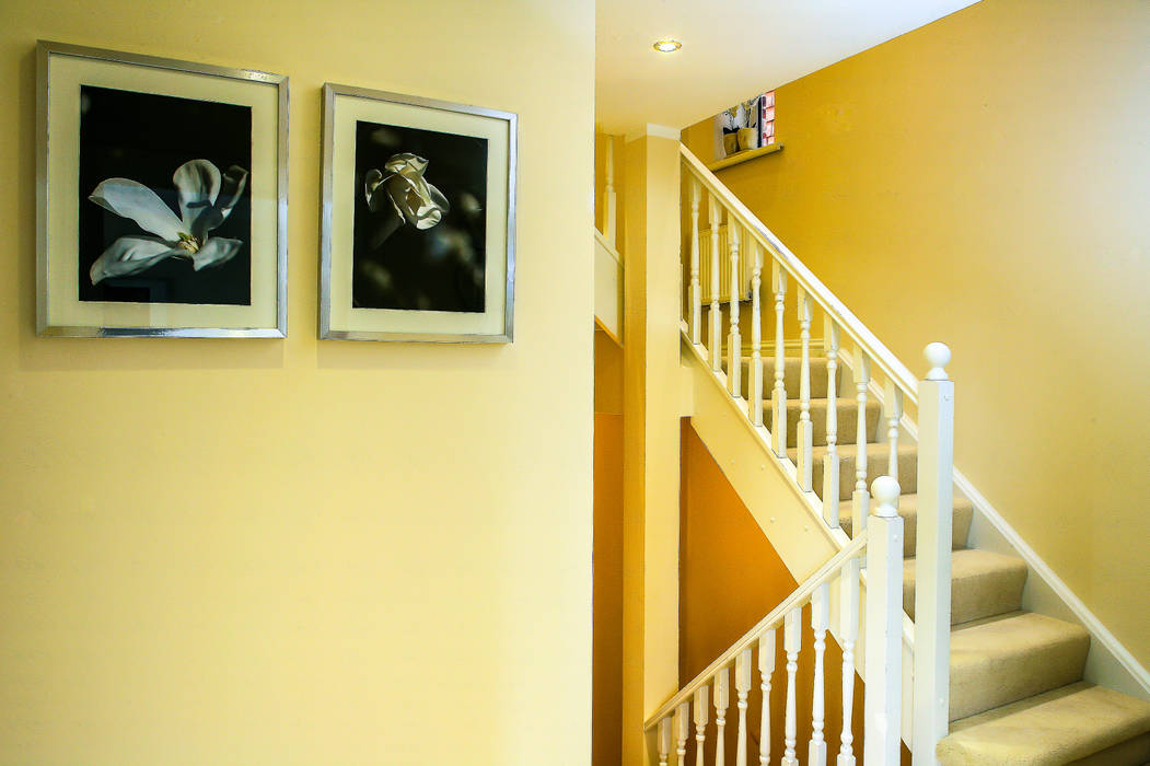 Hallway, Stairs Lujansphotography ห้องโถงทางเดินและบันไดสมัยใหม่