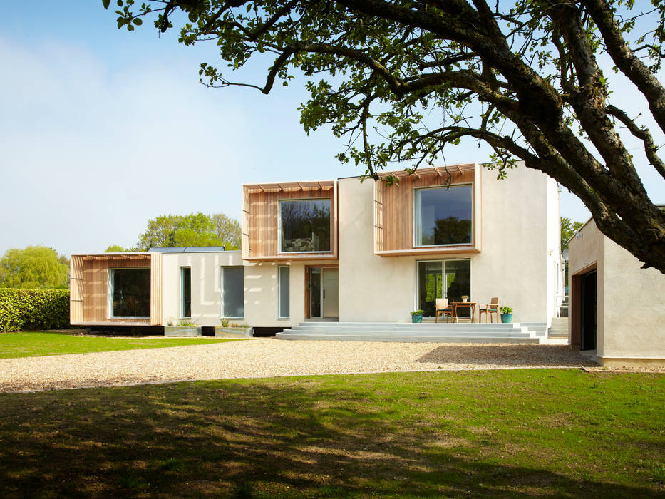 Completed Exterior Facit Homes Casas modernas: Ideas, imágenes y decoración