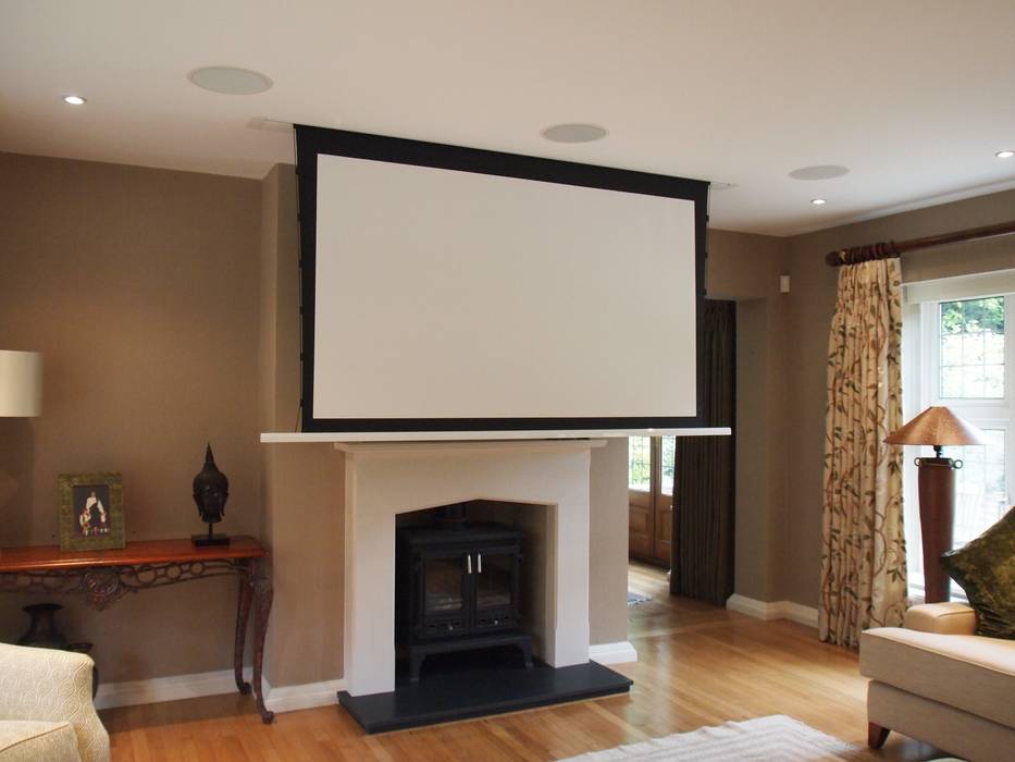 Hidden Cinema room Designer Vision and Sound Classic style media rooms