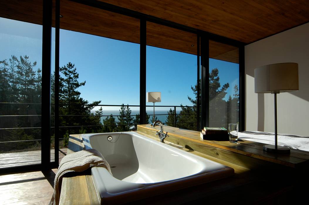 Der blick minimalistische schlafzimmer von scoopstudio minimalistisch