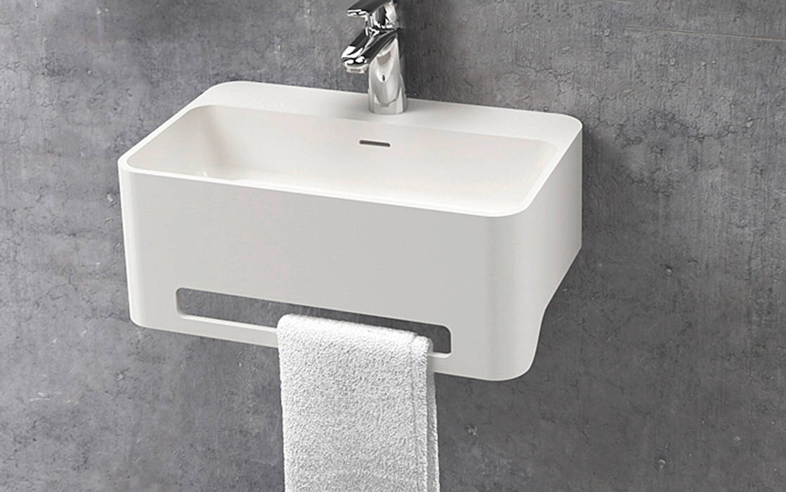 Lavabo Cork Clausell Studio Baños de estilo minimalista Lavabos