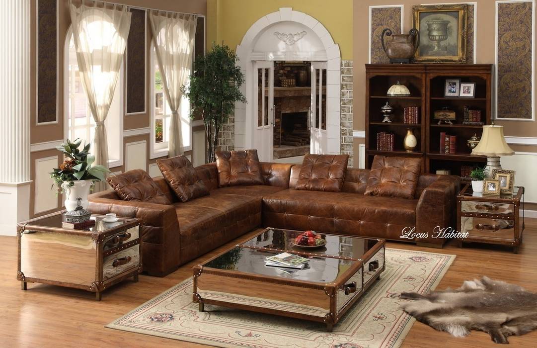 Leather Furniture Locus Habitat Modern living room Sofas & armchairs