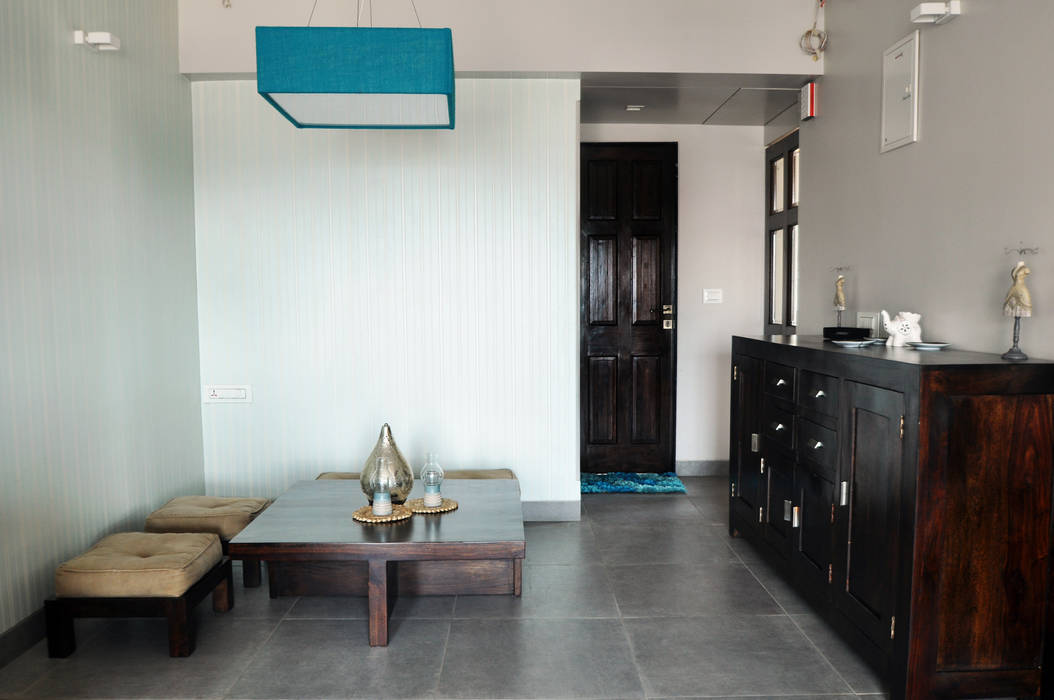 RESIDENCE AT VILE PARLE (E), Dhruva Samal & Associates Dhruva Samal & Associates Comedores de estilo moderno