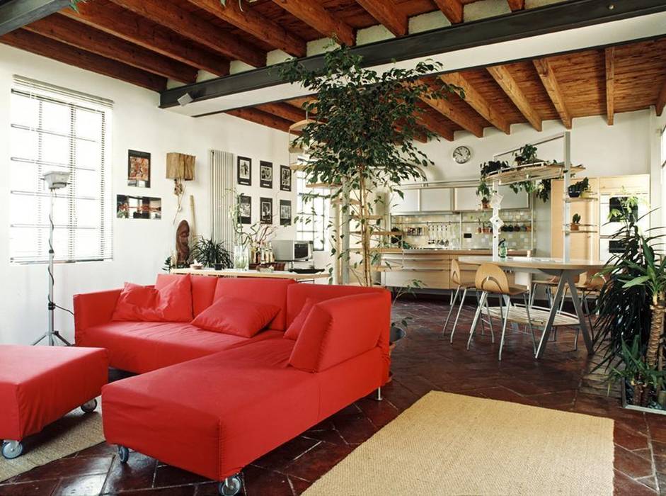 la casa serra, orlandini design sas orlandini design sas غرفة المعيشة