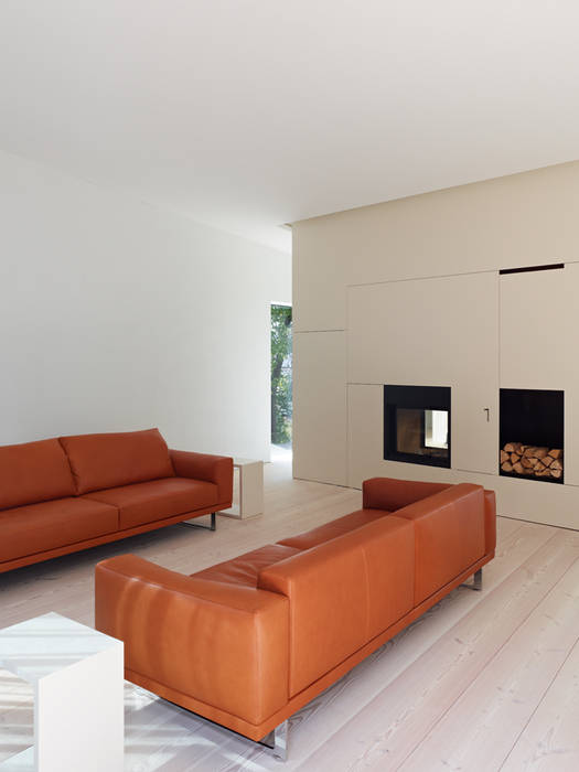 Haus R, archifaktur archifaktur Salones de estilo minimalista