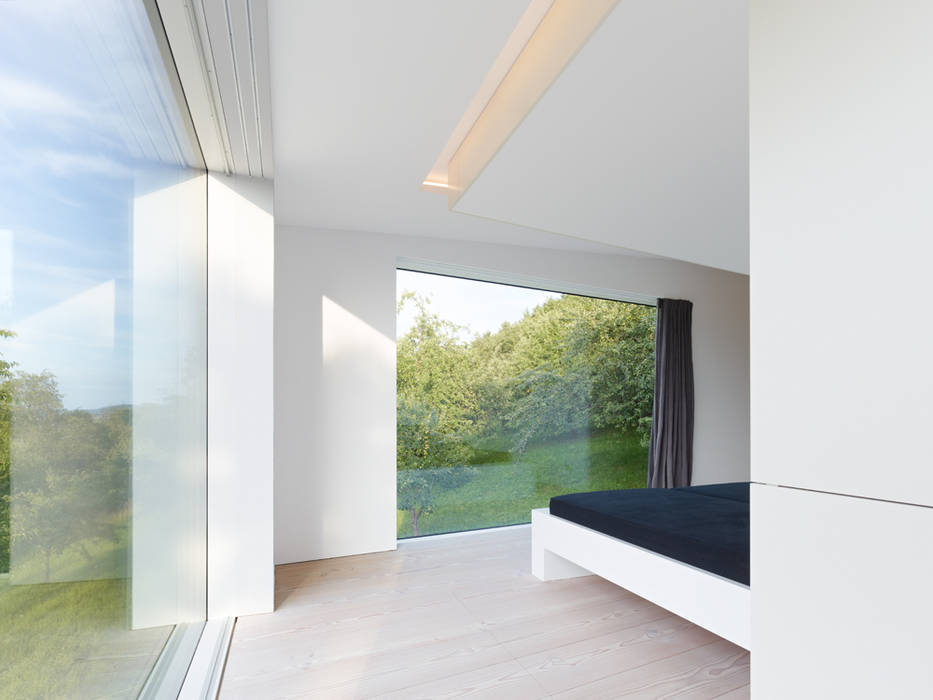 Haus R, archifaktur archifaktur Dormitorios minimalistas