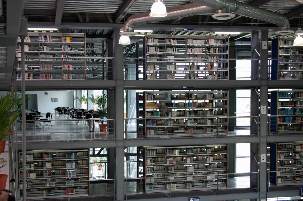 Muro de libros LEAP Laboratorio en Arquitectura Progresiva Espacios comerciales Escuelas