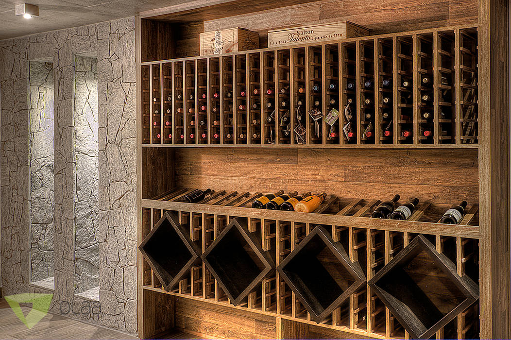 Casa de Campo - Quinta do Lago - Tarauata, Olaa Arquitetos Olaa Arquitetos Country style wine cellar