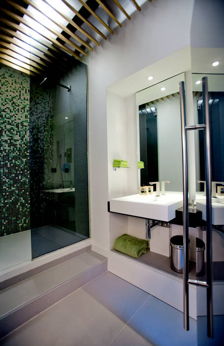 Studio 30 m2 Nice, ND ARCHITECTURE D'INTERIEUR ND ARCHITECTURE D'INTERIEUR Salle de bain moderne