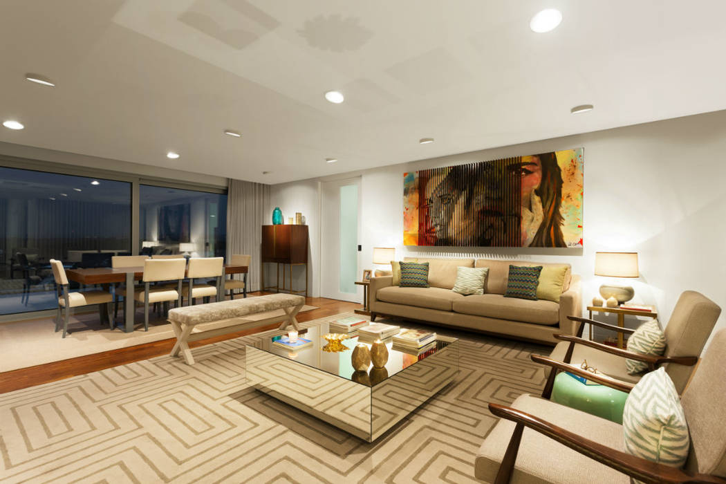 Family Room Ana Rita Soares- Design de Interiores Salas de estar modernas