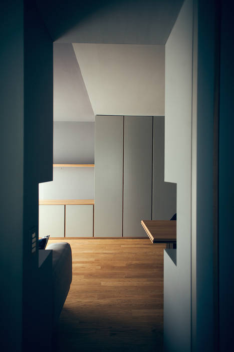 house#03 soggiorno andrea rubini architetto Soggiorno minimalista