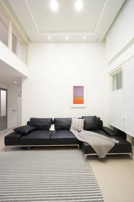 수완진아리채 3차 After, 유노디자인 유노디자인 Scandinavian style living room