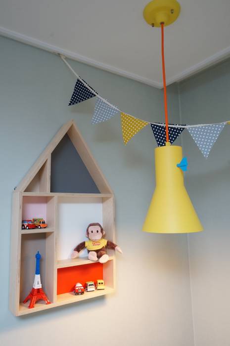 수완진아리채 3차 After, 유노디자인 유노디자인 Scandinavian style nursery/kids room